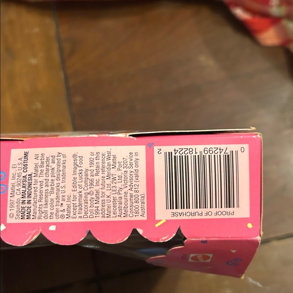 1997 Barbie Birthday Doll with Pink and Yellow Dress still in box - Picture 2 of 3